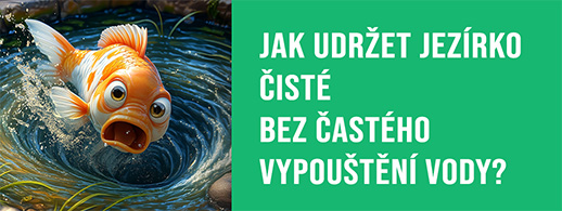 Jak udržet jezírko čisté bez častého vypouštění vody