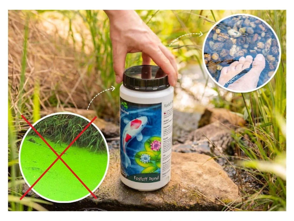 Fosfoff Pond 3000 g – Přípravek na snížení fosforu a prevenci řas